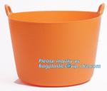 Household free sample woven plastic storage basket laundry storage basket,