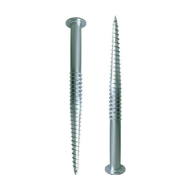 Buy cheap Hot Dipping Metal Ground Screw Piles Steel Anchor Helical Length 1000~3500mm Anticorrosive For Solar Mounting Systems from wholesalers