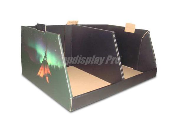 Buy cheap Stylish Rigid Cardboard Counter Display Stands , Black Cardboard Table Top Displays from wholesalers