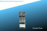 crystal vase/flower vase/flower bottle/glass vase/crystal flower bottle/glass