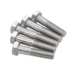 Polished 1.0 Pitch Stainless Steel Hex Head Machine Screw Bolts By TOBO