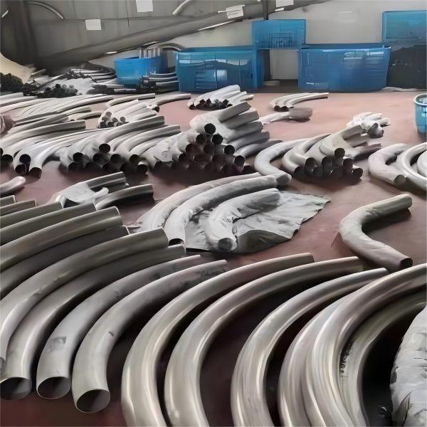 Buy cheap Grade 12 Alloy Titanium Tube Fittings 630mm Titanium Bend Pipe from wholesalers