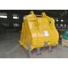 Buy cheap Yellow Mining Excavator Rock Bucket Deepth 1380mm With Hardox Material from wholesalers