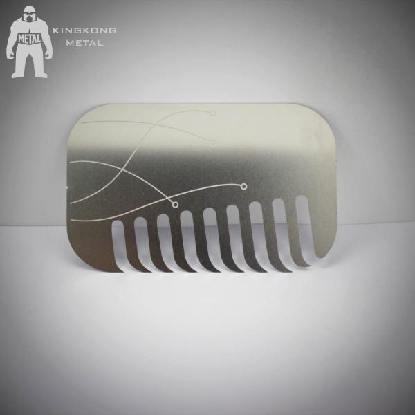 Quality Credit Logo Printing Metal Mirror Business Card Etch Engrave Crafted Rectangle Shape for sale