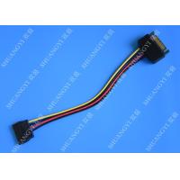 Buy cheap Male To Female 15 Pin SATA Data Cable , Slim SATA Power Extension Cable IDC Type product