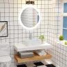 Buy cheap Waterproof Wall Mounted Bathroom Vanity Mirror Cabinet European Model Wood Color from wholesalers