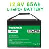 Buy cheap Visench Litium Batterie Li Ion Lithium Lifepo4 12V 65Ah Solar Energy System Battery from wholesalers