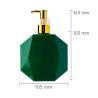 Buy cheap 300ml PETG Green/Whitew Polyhedron Smooth With Golden Pump For Shampoo Lotion Bottle from wholesalers
