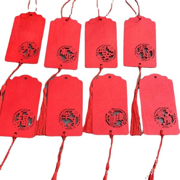 Buy cheap Ecofriendly Wooden Prayer Cards Temple Decoration Hangtags Scenic Spots Wishing Cards from wholesalers