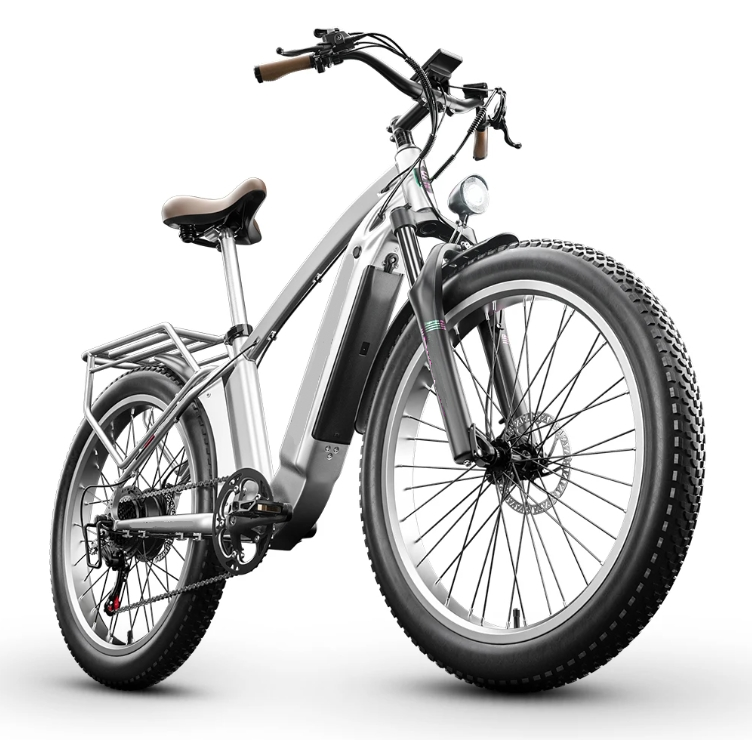 15Ah Hidden Battery Fat Tire Mountain E Bike 48V 500W Motor 26 Inch Electric Bike