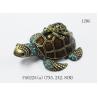 Buy cheap Mum & Baby Turtle metal trinket box turtle treasure box metal jewelry box from wholesalers