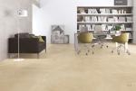 Beige Porcelain Stoneware Tile / Living Room Ceramic Matt Beige Wall Tiles Sizes