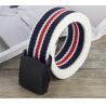 Buy cheap Outdoor Leisure 110cm Plastic Buckle Nylon Belt 3.8cm Wide White Cotton Belt from wholesalers