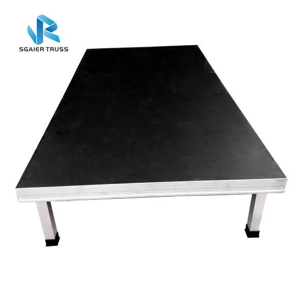 Buy cheap 4 X 4 / 4 X 8ft Outdoor Event Stage Deck , Stage Rigging Equipment For Band from wholesalers