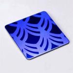 Mirror Polished Etched 430 201 304 Stainless Steel Sheets Decorative Customizabl