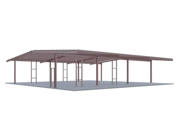 Agricultural-Grade Goat Farming House Prefabricated Horse Barn Galvanized Steel Structure Prefabricated Steel Building