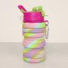 Buy cheap 500ml Eco Friendly Silicone Water Bottle For Sport Travel Drinking from wholesalers