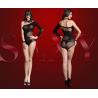 Buy cheap totally Black Simple Net Stretch Sexy Lingerie hot from wholesalers