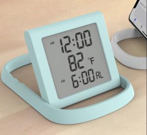 China Customized Plastic Digital Alarm Clock With Modern Sunrise Alarm on sale