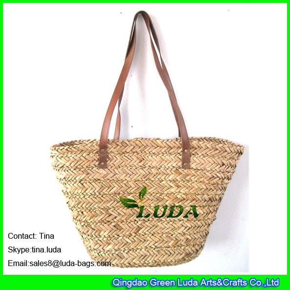 Buy cheap LUDA beach bags for women seagrass straw madke ladies beach straw bag from wholesalers