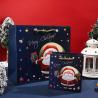Buy cheap Christmas Santa Claus Personalised Paper Tote Bags 30*27*12cm from wholesalers