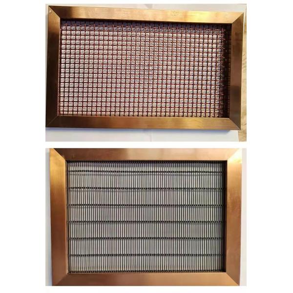 Resistant Corrosion 0.8mm Architectural Wire Mesh For Furniture Cabinet Door