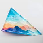 Acrylic Creative Award Plaque 13.5 X 22.5 X 4 cm Size for Outstanding Employees