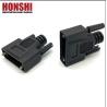Buy cheap 3V3 30A Solder Type Male D Sub Connector With Brass Gold Plated Contact Material from wholesalers
