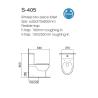Buy cheap Diamond Grade Floor Ceramic Two Piece Toilet Bowl Elongated for Bathroom from wholesalers