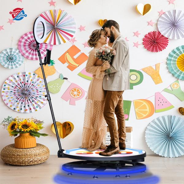 Buy cheap 240V 360 Rotating Photo Booth Rgb Automatic Wireless Party And Wedding Machine from wholesalers