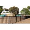 Buy cheap Customized Black Zinc Steel Metal Garrison Fence Panels Maintenance Free from wholesalers