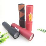 CMYK Color Cardboard Cylinder Packaging / Custom Paper Crystal Ball Kaleidoscope