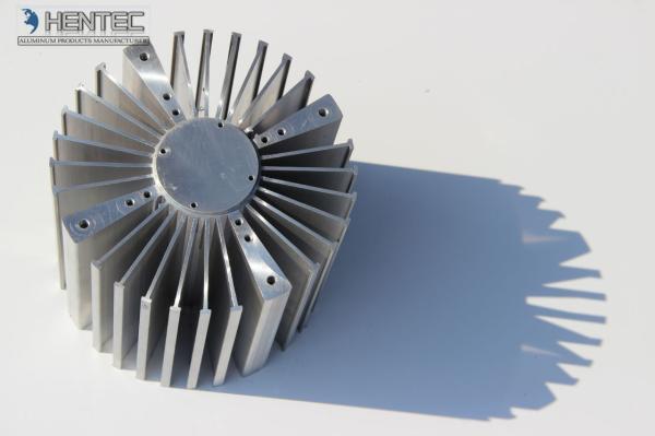 Buy cheap 6060 6061 Aluminum Heatsink Extrusion Profiles Punching Machines ROHS / SGS from wholesalers