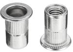 Buy cheap A2 A4 Stainless Steel Thread Insert Flat Head Round Body Close End Blind Rivet Nut from wholesalers