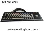 Buy cheap PC Industrial Computer Keyboard , Black Metal Keyboard Stainless Steel Panel from wholesalers