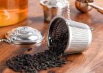 6.5cm/5cm/4.5cm Stainless Steel Basket Tea Strainer With Tray Replacement Tea