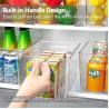 Buy cheap Clear Pantry Storage Organizer Bins, Storage Containers With Handle For Kitchen,Refrigerator, Freezer, Cabinet from wholesalers