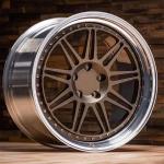19''20''21''22''forged concave wheels For BMW Benz 2piece wheel silvery bronze