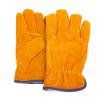 Buy cheap Winter Fleece Lined Leather Gloves , Yellow High Temperature BBQ Gloves from wholesalers