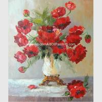 Buy cheap Modern Floral Palette Knife Oil Painting Still Life Canvas For Wall Decoration product
