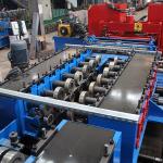 GI Stainless Steel Cladding Cable Tray Manufacturing Machine Double Chain Drive