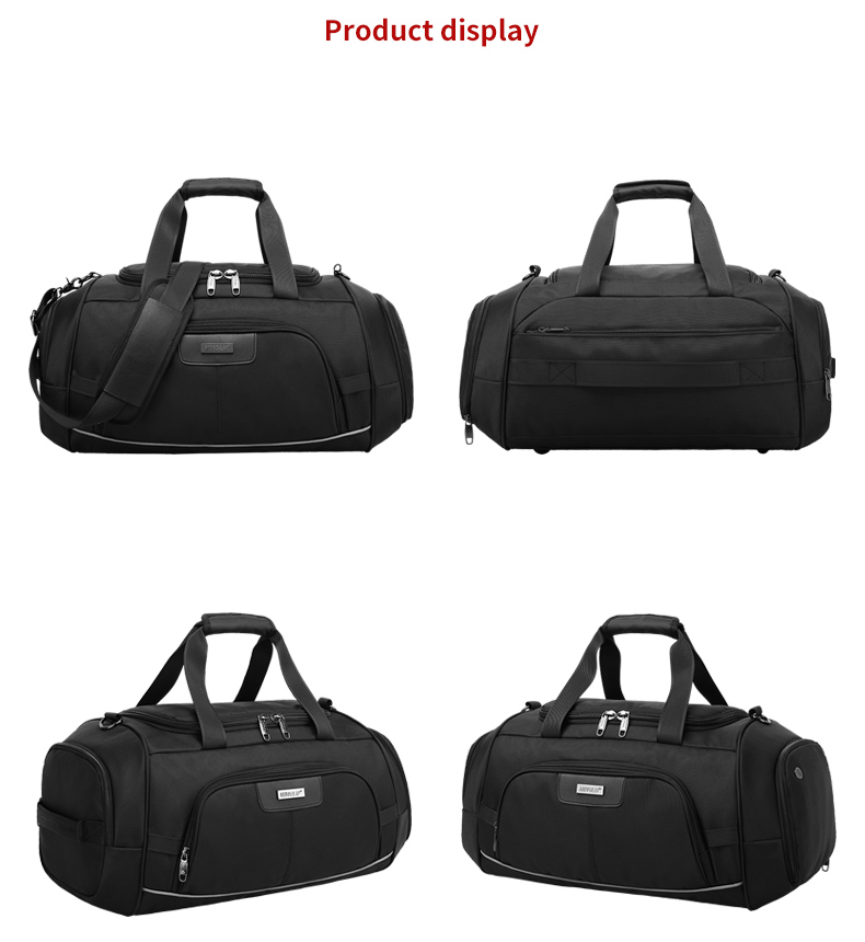 Large Capacity Folding Travel Duffle Bag Dirt Resistant Multi Functional