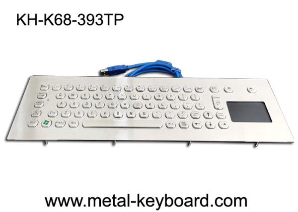 Quality 5V DC FCC PS/2 Stainless Steel Keyboard 393X133mm for sale