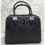 Fashion Authentic Crocodile Skin OL Lady Working Purse Female Handbag Exotic