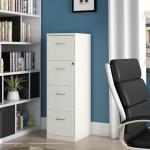 Knock down thick 0.6MM 4 Drawer Letter File Cabinet