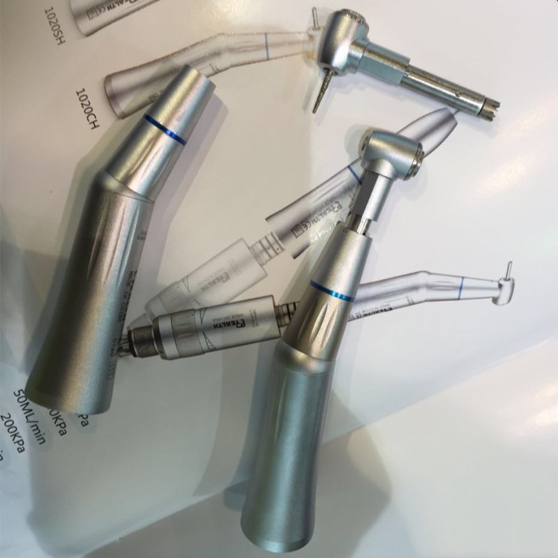Dental Low Speed Turbine Internal Inner Water Spray Straight Handpiece Air Micromotor Contra Angle 2/4 Holes