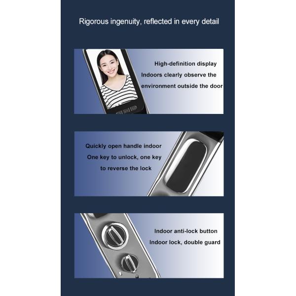 S931Max Automatic Fingerprint Door Lock USmart GO Intercom Lock For Door