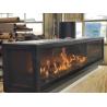 Buy cheap European Black Matte Carbon Steel Three-sided gas fireplace Propane Gas Natural Gas Fireplaces from wholesalers