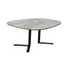 Buy cheap Luxury Black Metal Frame Coffee Tables Round Nesting Coffee Table from wholesalers