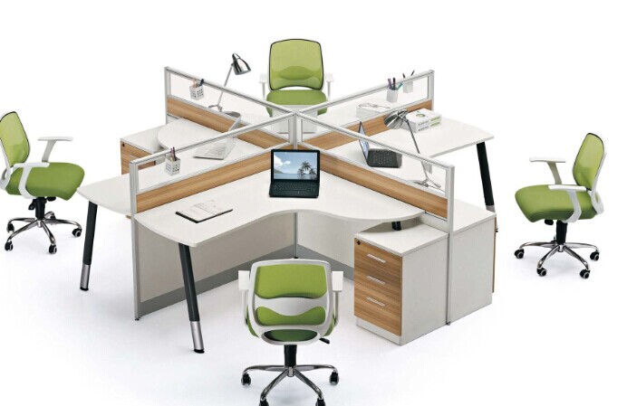 modern 4 seater office partition workstation,office cubicle,#JO-7001